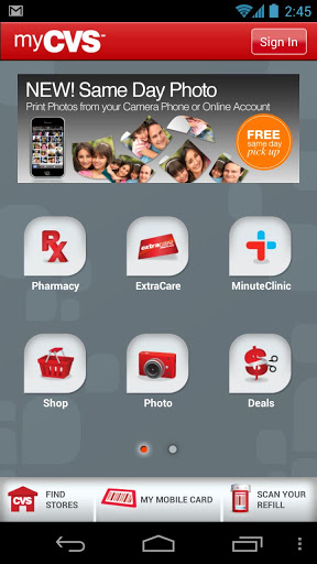 CVS Mobile App (Image form Google Play Store)