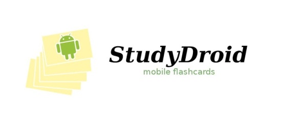 StudyDroid Mobile Flashcards (Image courtesy of Google Play Store)